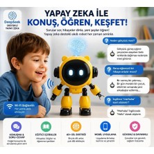Yapay Zeka Robotu - Konuşan Robot Oyuncak - Wi-Fi Uygulamalı - Çocuklar Için Eğitici Oyuncak