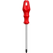 Hakay Profesyonel Manyetik Yıldız Tornavida Ph2 6+125 Mm, Yüksek Tork Dayanımlı Sertleştirilmiş Çelik Uç, Kaymaz Ergonomik Sap, Dar Alanlara Uygun, Mobilya Montajı ve Elektrik Işleri Için