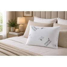 Aesco Cottonpure™ Organik Pamuk Ortopedik Visco Yastık 60X40X13 cm Hassas Ciltler Için