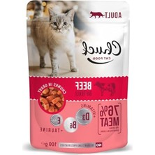 Frefly Store Yetişkin Kedi Için Dana Etli 100 gr x 24 Adet Ödül Paketi