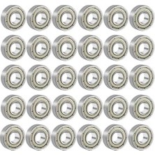 Hakay Dünya Magnet 30 Adet 608ZZ Rulman - Metal Mühürlü Çok Amaçlı Bilye Rulman - Ölçüleri 8X22X7
