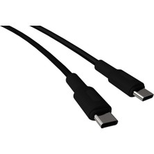 Remorax Basic Type C-C, Pd 30WATT Hızlı Şarj Kablosu, Siyah (100 Cm)