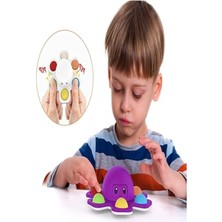 Aesco Ahtapot Temalı Eğitici Stres Çarkı ve Popit Oyuncak