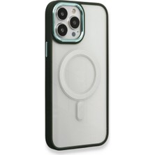 Sercinyo Ramos iPhone 14 Pro Kılıf Room Magneticsafe Silikon - Köknar Yeşili