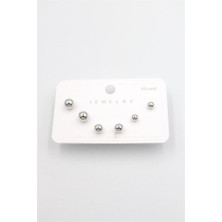Royaleks Çoklu Set Küpe - Gümüş