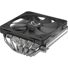 Aesco Scythe Big Shuriken 4 Low Profile Cpu Soğutucu, 120MM Slim Fan, Intel & Amd Uyumlu, Sessiz Işlemci Soğutucu, 69MM Yükseklik, Htpc Itx Sff Sistemleri Için - Siyah