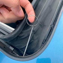 Hakay Sunroof Gider Temizleme Teli 150CM Universal Sunroof Temizleme Fırçası Çubuğu