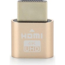 Aesco HDMI 4K UHD Dummy Plug Minning Bitcoin Sanal Monitör Ekran Kartı Emülatörü