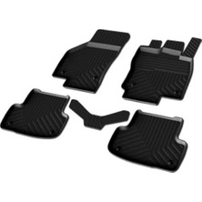 Aesco 2012-2020 Audi A3 ile Uyumlu 4d Kauçuk Paspas