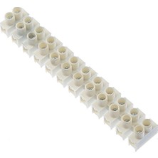 Frefly Store Tek-Iş 520117 Sıra Klemens No:1 Yanmaz 12 x 0.5-4 Mm, Beyaz, 2.5 - 4mm