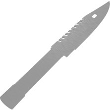Aesco Kamp Ayısı® Hunter™ Bıçak Stili Bushcraft Mızrak Ucu