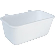 Aesco Plastik Yem Kabı 8 cm - Kuşlar Için 120 Adet