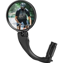 Hakay Rockbros Bisiklet Aynası Evrensel 360° Döner Dikiz Aynası Hd Bisiklet Aynası E-Bisiklet Mtb Yol Bisikleti Için Katlanır Bisiklet