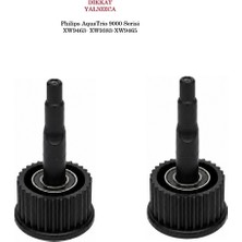 Srfn Ticaret Philips Aquatrio 9000 Serisi XW9463-XW9383-XW9465 Uyumlu Fırça Mekanik Dişlisi - 2 Adet