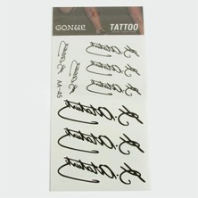 Mustafa Kemal Atatürk Tattoo Dövme Sticker Nemere