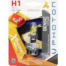 Hakay Photon Ampul H1 12V 55W Xtreme Yellow (Tekli Blister) Pht PH5501 Xy B1