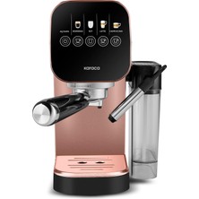 Aesco Karaca Mycaffe Barista S20 Entegre Süt Hazneli Otomatik Espresso ve Latte Makinesi Copper 900 ml 1360W