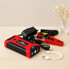 Bezos Araç Takviye Powerbank 4 USB Taşınabilir Fener Cob Pusula 98.000 Mah