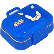 Hakay Bento 1030ML Lunchbox Sonic Lisanslı Tek Katlı 2 Bölmeli Paslanmaz Çelik Sefer Tası Yemek Kutu