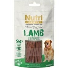 Frefly Store Lamb Stripes Köpek Ödülü, Tahılsız Kuzulu Şeritler, 80 gr