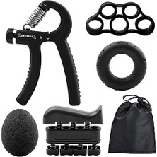 Hakay Buffer® 5 Parça El, Kol ve Parmak Egzersiz Spor Aletleri Seti Fitness Takımı