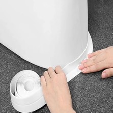 Frefly Store Mutfak Lavabo Su Sızdırmaz Bant Su Geçirmez Kenar Bandı Sızdırmazlık Tamir Beyaz