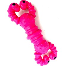Aesco Tasma Market 12CM Istakoz Diş Kaşıma Tartar Temizleme Köpek Oyuncağı Mor