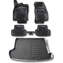 Hakay Wöller Volkswagen T Roc Paspas Bagaj Havuzu 2016 2025 Arası Uyumlu 3D Ultraflex Set