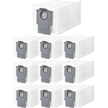 Frefly Store Qrevo Curv,qrevo Curv 5A1,QREVO Curv X,qrevo Curv 2 Pro-Qrevo S/qrevo Maxv/qrevo Pro/qrevo C/qrevo L/qrevo Curv/qrevo Master/qrevo Maxv Roborock ile Uyumlu Toz Çöp Torbası Yedek Parça Seti-10 Adet
