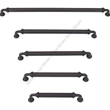 Frefly Store Gürçay Elif Kulp Siyah 128MM (2 Adet)