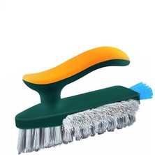 Frefly Store Aputue Yer Fırçası, 4'ü 1 Arada V-Şekilli Sert Kıllar ve Yumuşak Çekçekli Tasarım, Banyo ile Mutfak Fayans Araları Için Ergonomik Kaymaz Saplı Temizleme Fırçası, Ölü Köşeler ve Derz Temizleyici