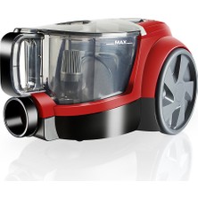 Frefly Store Arnica Pika Kırmızı Toz Hazneli Elektrikli Süpürge, 250 W, 2.5 L Hazne, Hepa 13 Filtre, Kırmızı
