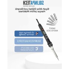 Frefly Store 80W Isı Ayarlı Kalem Havya, 5 Yedek Uç ile Hassas Lehimleme Çözümü