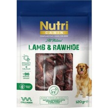 Frefly Store Nutri Canin Rawhide Kuzu Eti Sargılı Kemik Köpek Ödülü 120 gr