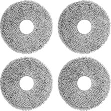 Frefly Store Fixbetter 4 Adet Silme Bezi Yedek Parça, Irobot Roomba Plus 405 Combo ROBOT/505 Combo Robot Için, X40 Ultra COMPLETE/L10S Pro Ultra HEAT/X40 MASTER/L40 ULTRA/L10S Ultra Gen 2 Robot Elektrikli Süpürge