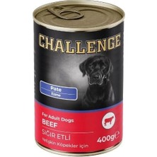 Frefly Store Challenge Konserve Köpek Sığır Etli Pate 400 gr