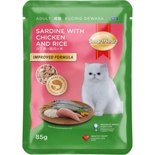 Frefly Store Smartheart Pouch Tavuk ve Pirinçle Sardalye 85 gr