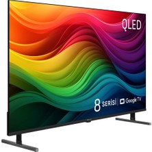 Frefly Store Arçelik 8 Serisi A 855 C 4K Ultra Hd 55" 140 Ekran Uydu Alıcılı Google Smart QLED Tv