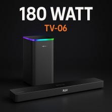 HP-TV06 – 180W Soundbar + Subwoofer Ses Sistemi (80W Soundbar + 100W Subwoofer)