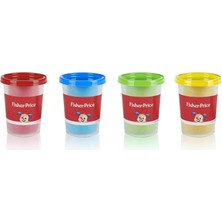 Frefly Store Fisher Price Oyun Hamuru, Sarı, Yeşil, Kırmızı, Mavi Hamur, 4'lü Paket - (4 x 100 Gr)