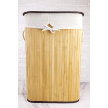Frefly Store Digithome Dikdörtgen Bambu Çamaşır Sepeti Naturel CL-6002-01