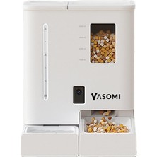 Frefly Store Yasomi DU-F03V Smartpaw Otomatik Akıllı Mama ve Su Kabı (Beyaz)