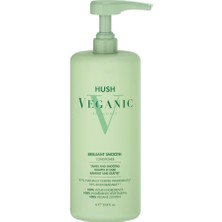 Frefly Store Hush Veganic Brilliant Smooth Kabaran Saçlar Için Pürüzsüzleştirici Saç Kremi 1000 ml
