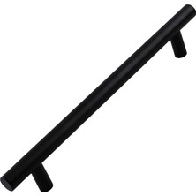 Frefly Store Çubuk Mobilya Mutfak Dolap Dolabı Çekmece Kulpu Kulbu -Mat Siyah Metal (128 Mm-12.8 Cm) Kulpları