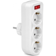 Frefly Store 3'lü Topraklı Priz Seti, 16A 250 Volt, 1. Sınıf Malzeme ile Güvenli Kullanım