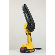 Frefly Store Robustech CS-200 20V Kömürsüz Akülü Zincirli Testere – 15CM Kılavuz, Brushless Motorlu, Otomatik Zincir Yağlamalı, Hafif ve Kablosuz Ağaç Kesme, Budama ve Dal Kesme Makinesi
