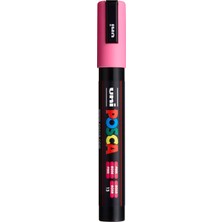 Frefly Store Uni-Ball Pc-5m Su Bazlı Poster Markörü, Pembe