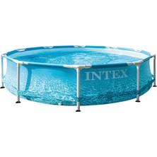 Frefly Store Intex Beachside Çerçeveli Havuz Seti, Çap 305 x 76 Cm, 28206NP