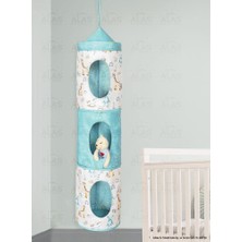 Frefly Store Popiço Baby 3 Gözlü Askılı Cepli Düzenleyici (Mavi)