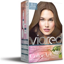 Frefly Store Viored Color Art Set Saç Boyası 8.0 Açık Kumral